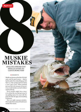 Speed spinning for muskie - Ontario OUT of DOORS